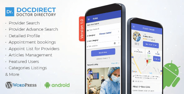 Docdirect App V1.0.1 Doctor Directory Android Native App