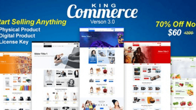 Kingcommerce All In One Singlemulti Vendor Ecommerce Business Management System Free Download