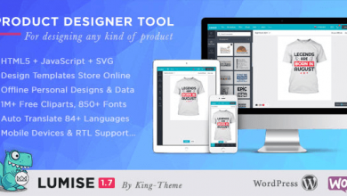 Lumise Product Designer V1.7.5 Woocommerce Wordpress