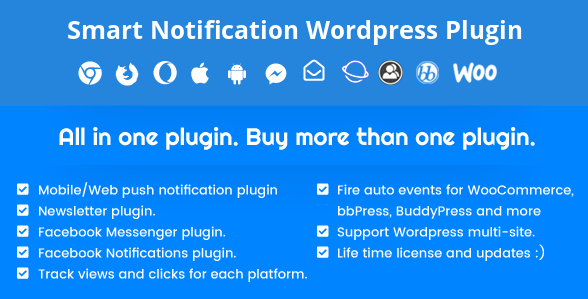Smart Notification Wordpress Plugin V8.4.8