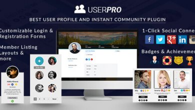 Userpro V4.9.33 User Profiles With Social Login