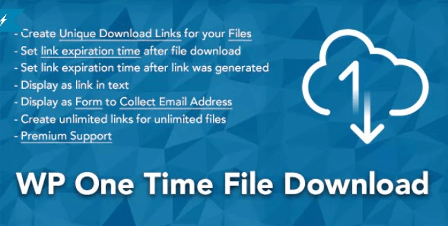 Wp One Time File Download V2.3