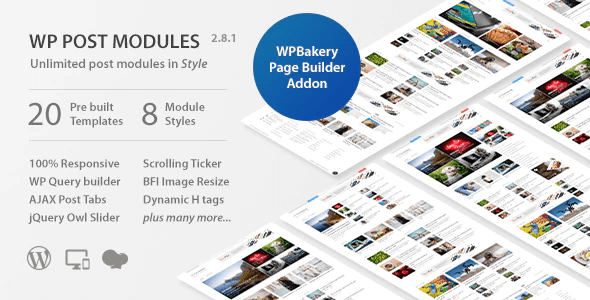 Wp Post Modules For Newspaper And Magazine Layouts V2.5.1