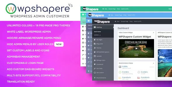 Wpshapere V6.0 Wordpress Admin Theme