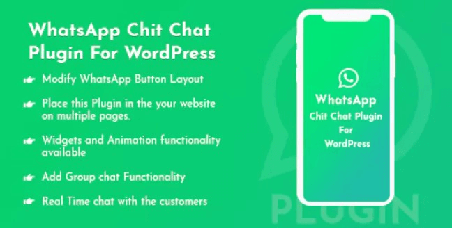 Whatsapp Chit Chat Plugin For Wordpress V1.0.0 Free Download