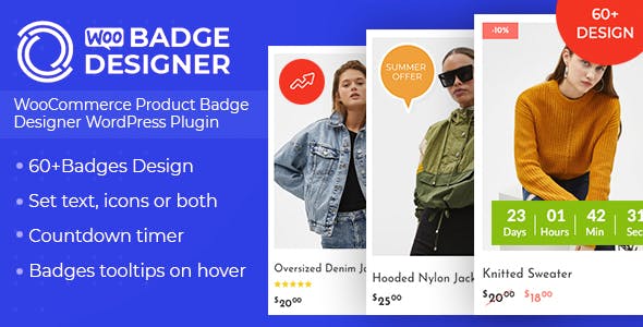 Woo Badge Designer V1.0.2 Woocommerce Product Badge Designer Wordpress Plugin