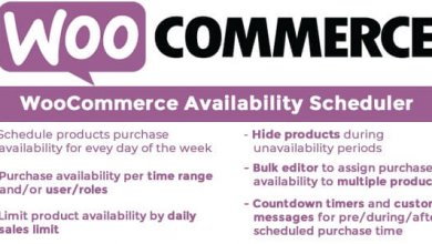 Woocommerce Availability Scheduler V9.5