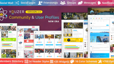 Youzer V2.3.0 Buddypress Community & User Profiles