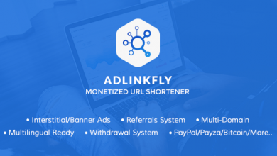 Adlinkfly V6.0.4 Monetized Url Shortener Nulled