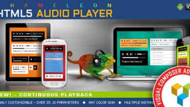Chameleon Audio Player V1.3.2 Wpbakery Page Builder Addon