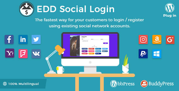 Easy Digital Downloads Social Login V2.2.6