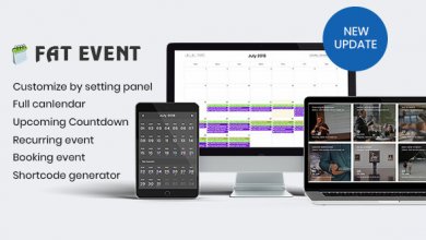 Fat Event V1.20 Wordpress Event And Calendar Booking