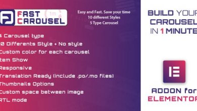 Fast Carousel For Elementor V1.0 Wordpress Plugin