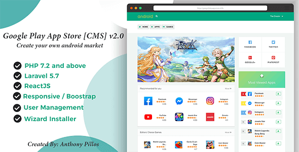 Google Play App Store [cms] V2.0.3