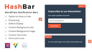 Hashbar Pro V1.0.19 Wordpress Notification Bar