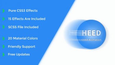 Heed Pure Css3 Animation Effects