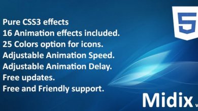 Midix Css3 Animation Effects Without Jquery