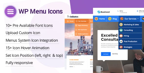 Wp Menu Icons V1.1.1 Effectively Add & Customize Icons For Wordpress Menus