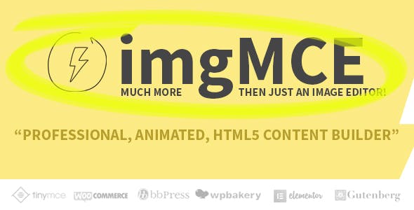 Imgmce V1.3.2 Professional, Animated Image Editor & Html5 Content Builder