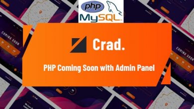 Crad Php Coming Soon With Admin Panel Free Download
