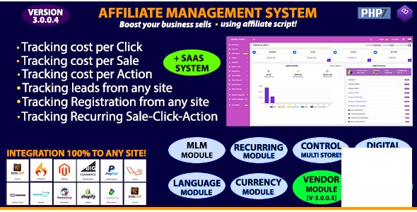 Affiliate Management System Php Script 3.0.0.6 Free Download