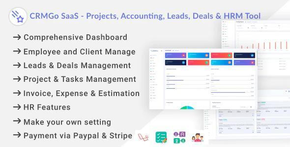 Crmgo Saas Projects, Accounting, & Hrm Tool Free Download