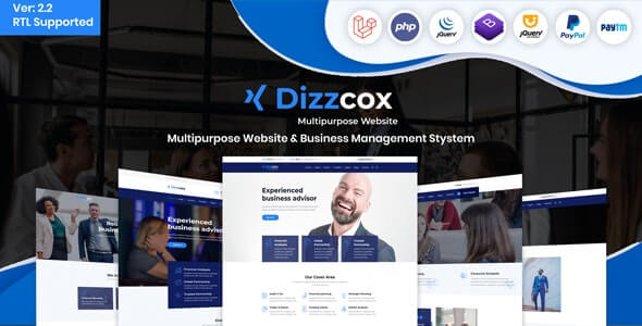 Dizzcox Multipurpose Website V2.2 Free Download
