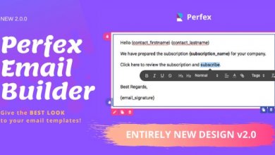 Drag And Drop Perfex Crm Email Builder V2.0.1 Free Download