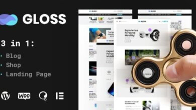 Gloss | Viral News Magazine WordPress Blog Theme Shop v1.0.2