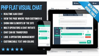 Php Flat Visual Live Chat Free Download