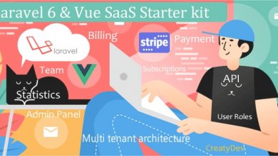 Saasweb, Laravel 6 & Vue Saas Starter Kit V2.3 Free Download