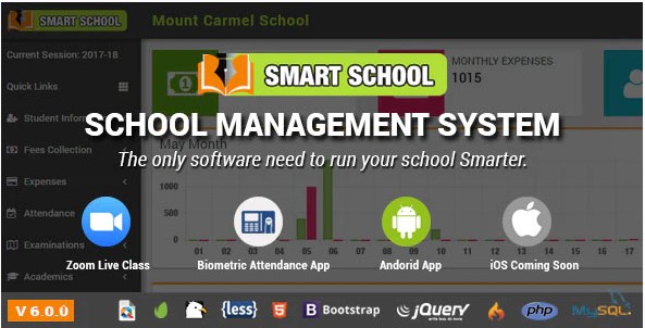 Smart School : School Management System v-6.1.0