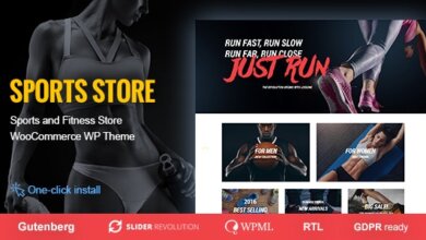Sports Store – Sports Clothes & Fitness Equipment Store Wp Theme V1.1.2