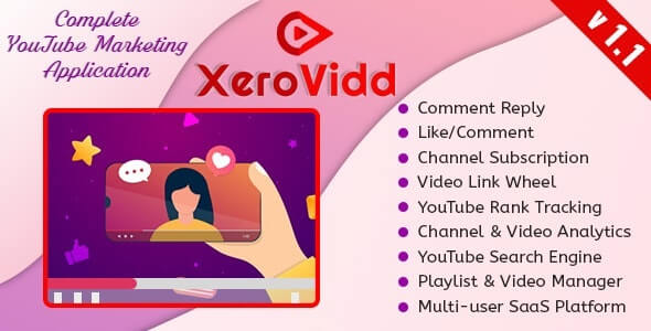 Xerovidd Complete Youtube Marketing V1.1 Free Download