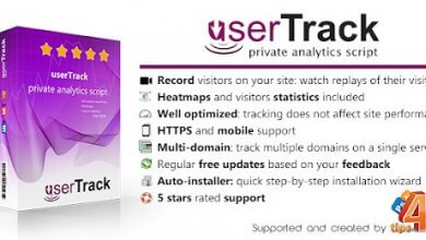 Usertrack Private Analytics With Mouse Heatmaps And Full Visitor Recording V3.2.5