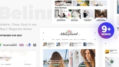 Belinni - Multi-Concept Blog / Magazine WordPress Theme v1.5.1 Free Download