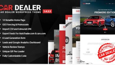 Car Dealer Automotive Responsive Wordpress Theme V1.5.6.3 Free Download