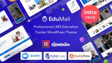 Edumall Professional Lms Education Center Wordpress Theme V1.3.7 Free Download