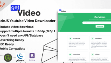 Getvideo Nodejs Youtube Video Downloader V2.0.0 Free Download