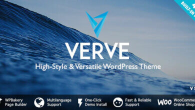 Verve High Style Wordpress Theme V5.0.1 Free Download